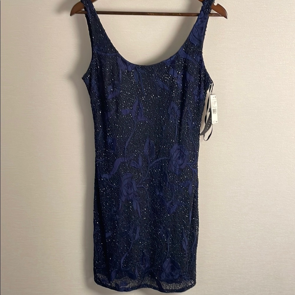 Aidan Mattox Beaded Cocktail Dress NWT